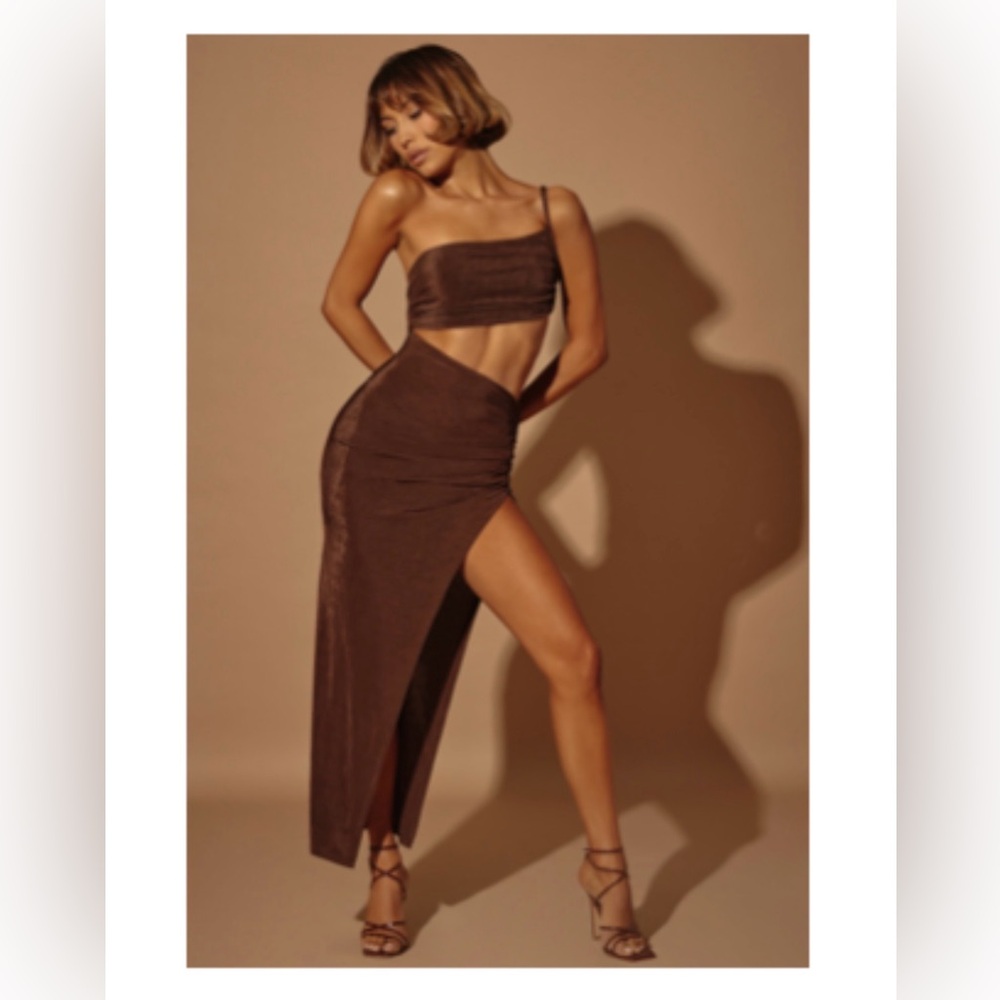 Oh Polly Brown Dress